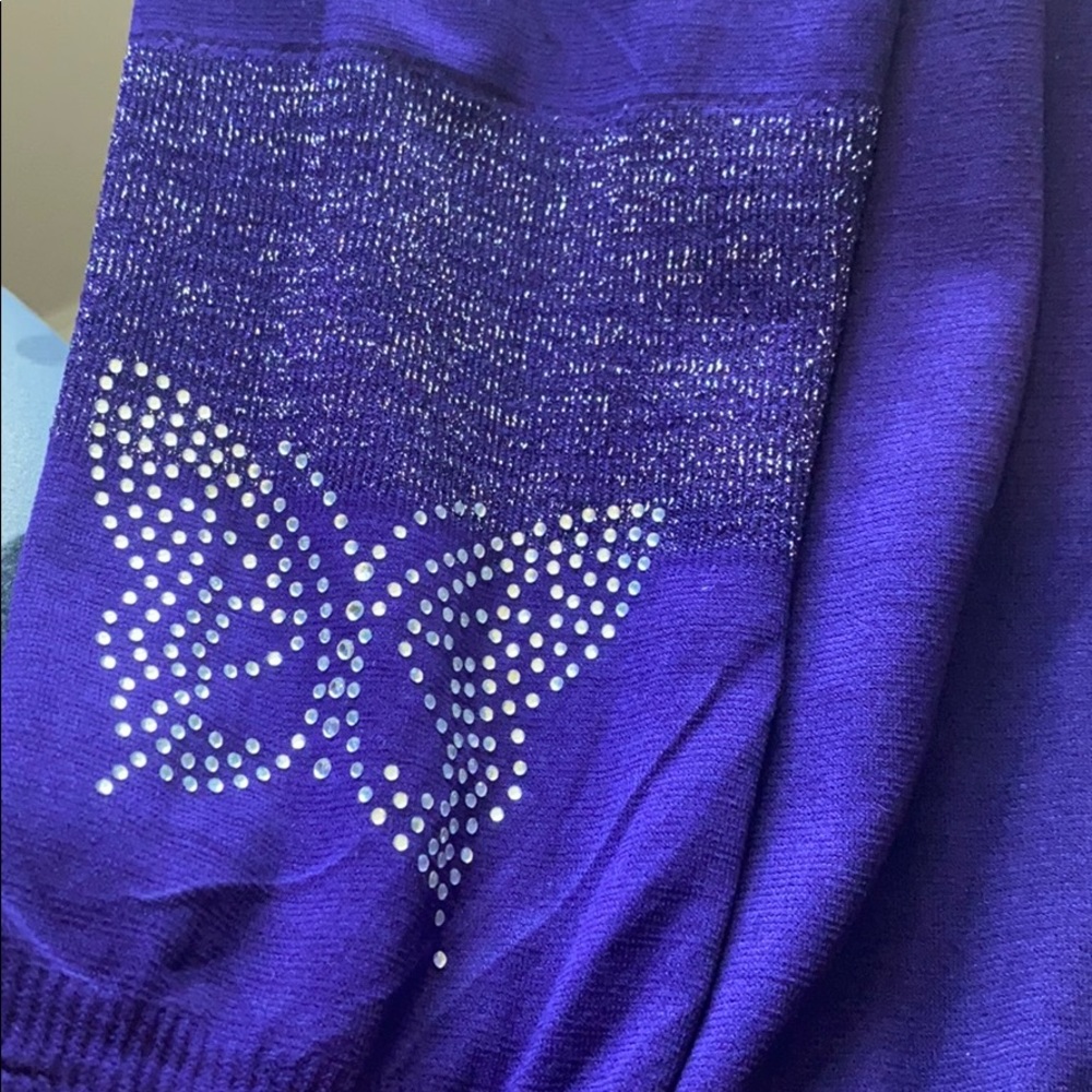 Butterfly Rhinestone Leggings - Picture 3 of 3